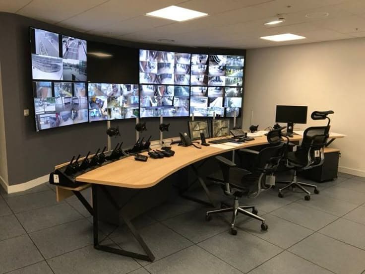 Biometric flap-barriers at hostel entrances with respectful CCTV surveillance